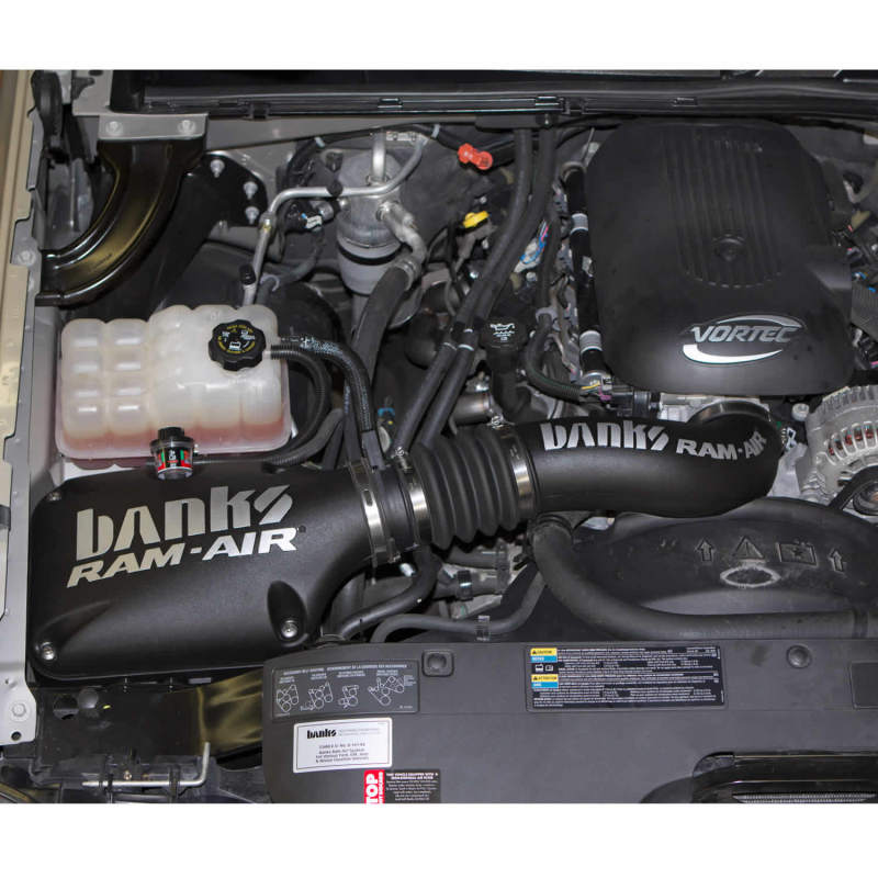 Banks Power 99-08 Chev/GMC 4.8-6.0L SUV (Full Size Only) Ram-Air Intake System - Dry Filter Banks Power 99-08 Chev/GMC 4.8-6.0L SUV (Full Size Only) Ram-Air Intake System - Dry Filter