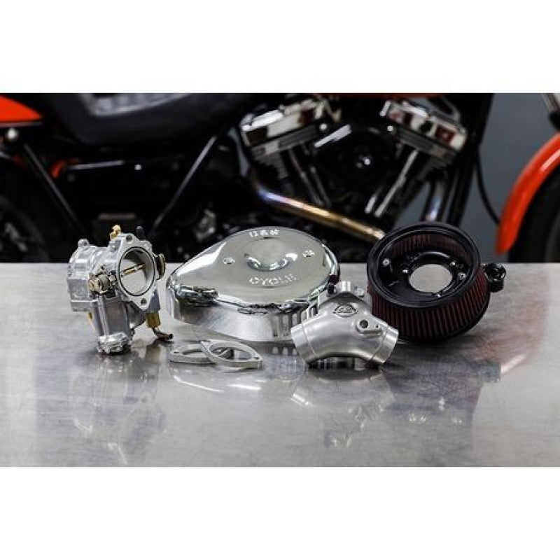 S&S Cycle 84-99 BT Super G Carburetor & Stealth Air Cleaner Kit w/ Chrome Teardrop S&S Cycle 84-99 BT Super G Carburetor & Stealth Air Cleaner Kit w/ Chrome Teardrop