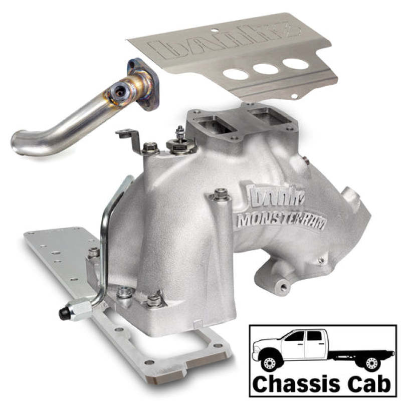 Banks Power 13-18 Ram 3500/4500/5500 6.7L Diesel Monster-Ram Intake System w/Fuel Line - Natural Banks Power 13-18 Ram 3500/4500/5500 6.7L Diesel Monster-Ram Intake System w/Fuel Line - Natural