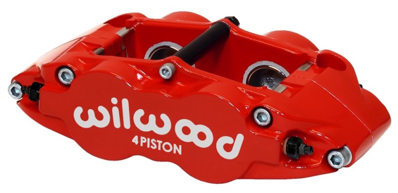 Wilwood Caliper-Narrow Superlite 4R - Red 1.12/1.12in Pistons 0.81in Disc Wilwood Caliper-Narrow Superlite 4R - Red 1.12/1.12in Pistons 0.81in Disc