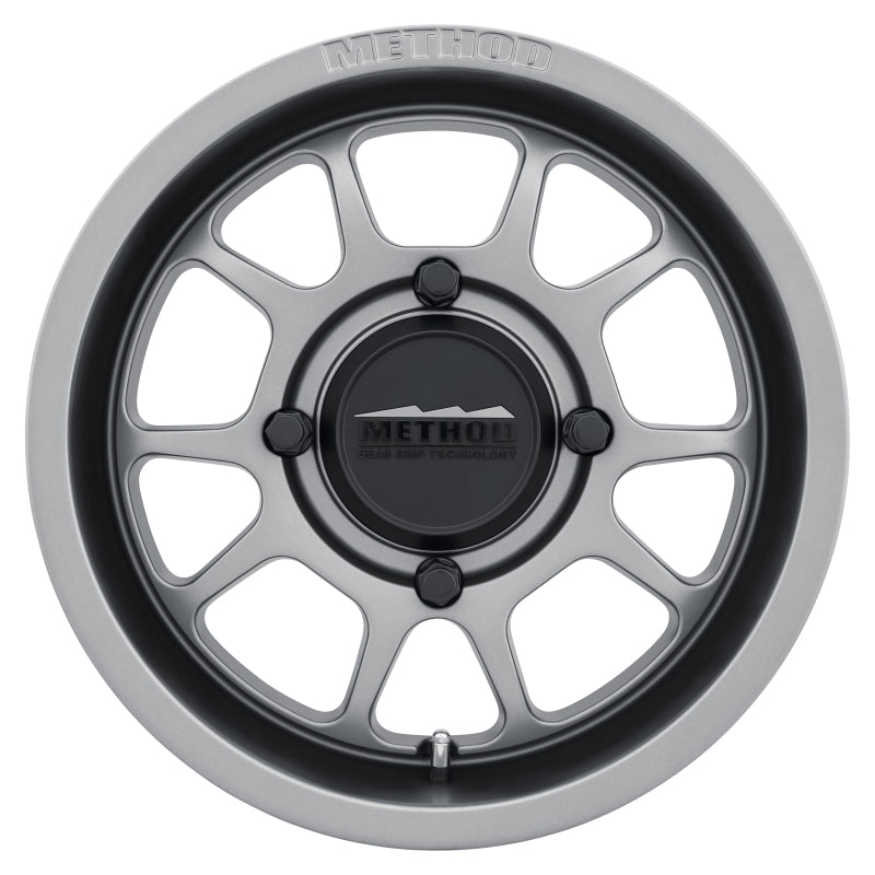 Method MR409 Bead Grip 15x10 / 5+5/0mm Offset / 4x136 / 106.25mm CB Steel Grey Wheel Method MR409 Bead Grip 15x10 / 5+5/0mm Offset / 4x136 / 106.25mm CB Steel Grey Wheel