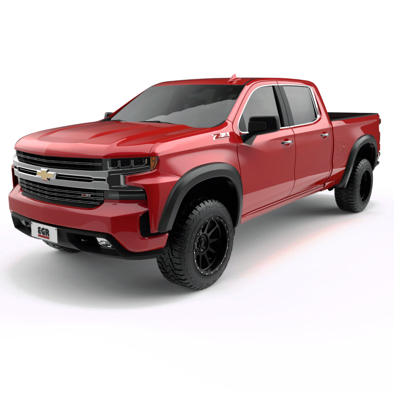 EGR 19-22 Chevrolet Silverado 1500 Baseline Standard Style Fender Flares Set Of 4 EGR 19-22 Chevrolet Silverado 1500 Baseline Standard Style Fender Flares Set Of 4