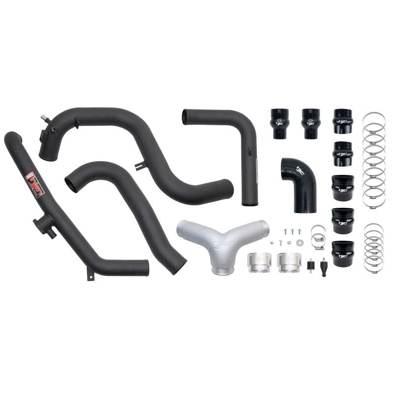 Injen 21-23 Ford Bronco 2.7L V6 (TT) EcoBoost SES Intercooler Pipes - Wrinkle Black Injen 21-23 Ford Bronco 2.7L V6 (TT) EcoBoost SES Intercooler Pipes - Wrinkle Black