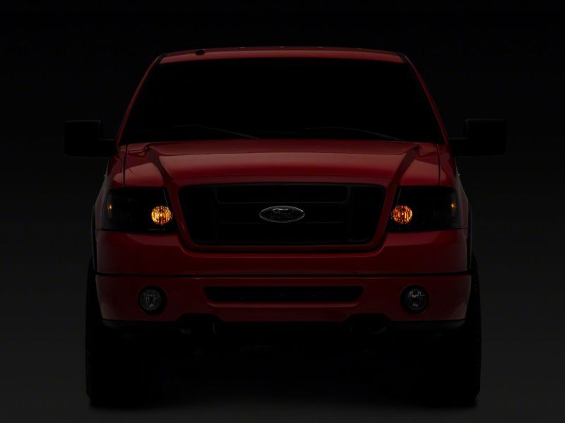 Raxiom 04-08 Ford F-150 Axial Series OEM Style Replacement Headlights- Chrome Housing- Smoked Lens Raxiom 04-08 Ford F-150 Axial Series OEM Style Replacement Headlights- Chrome Housing- Smoked Lens