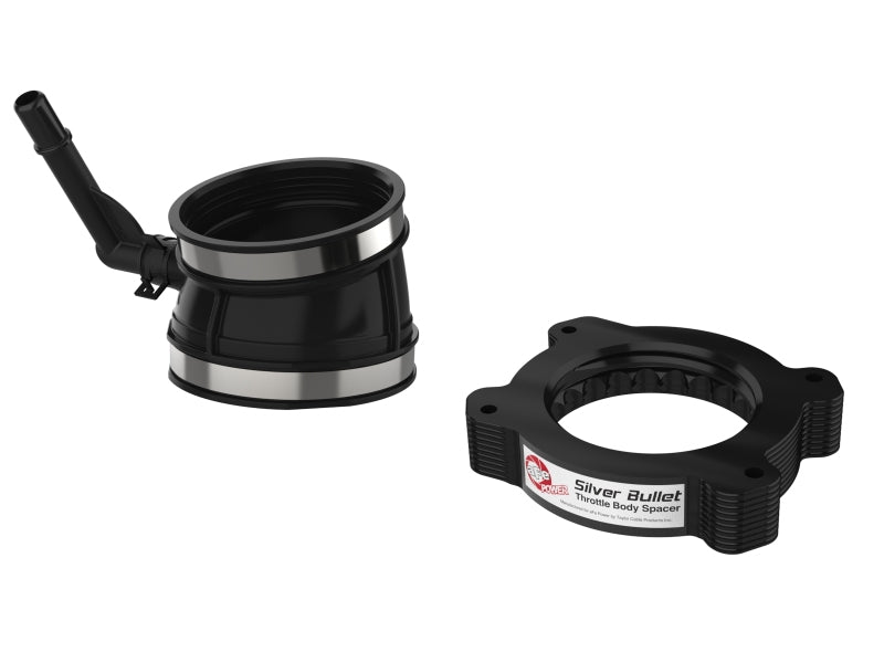 aFe 2020 Vette C8 Silver Bullet Aluminum Throttle Body Spacer / Works With Factory Intake Only - Blk aFe 2020 Vette C8 Silver Bullet Aluminum Throttle Body Spacer / Works With Factory Intake Only - Blk