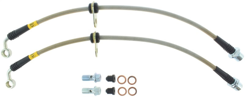 StopTech Stainless Steel Front Brake Lines 98-07 Toyota Land Cruiser StopTech Stainless Steel Front Brake Lines 98-07 Toyota Land Cruiser