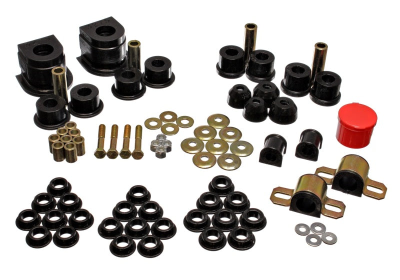 Energy Suspension 86-91 Mazda RX7 Black Hyper-Flex Master Bushing Set Energy Suspension 86-91 Mazda RX7 Black Hyper-Flex Master Bushing Set