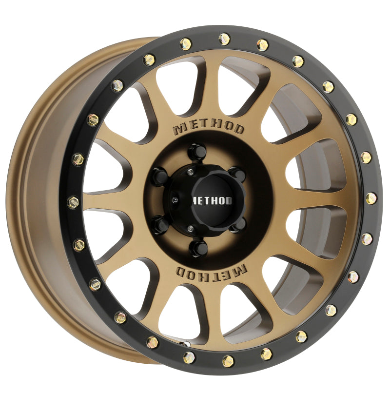 Method MR305 NV 17x8.5 0mm Offset 6x5.5 108mm CB Method Bronze/Black Street Loc Wheel Method MR305 NV 17x8.5 0mm Offset 6x5.5 108mm CB Method Bronze/Black Street Loc Wheel