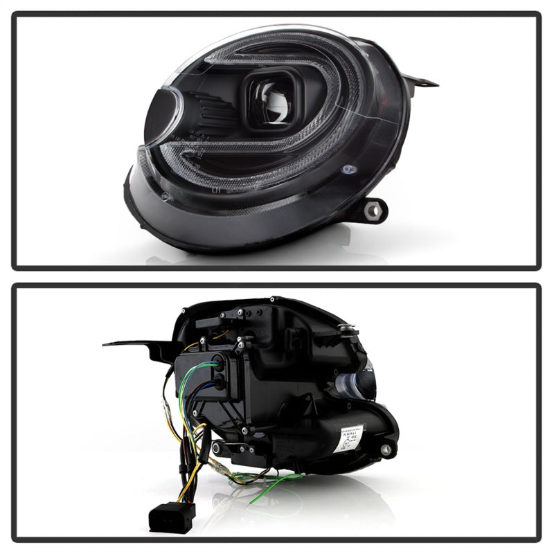 Spyder Mini Cooper 07-12 V2 Halogen Model Only Projector Headlights - Black PRO-YD-MC07V2SI-SBLB-BK Spyder Mini Cooper 07-12 V2 Halogen Model Only Projector Headlights - Black PRO-YD-MC07V2SI-SBLB-BK