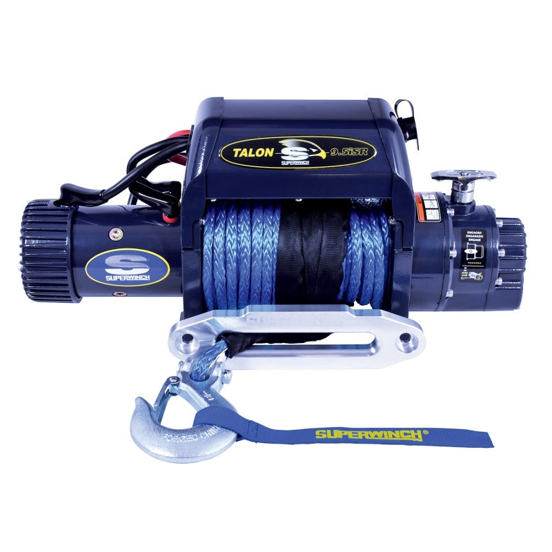 Superwinch 9500 LBS Integrated 12V DC 3/8in x 80ft Synthetic Rope Talon 9.5iSR Winch Superwinch 9500 LBS Integrated 12V DC 3/8in x 80ft Synthetic Rope Talon 9.5iSR Winch