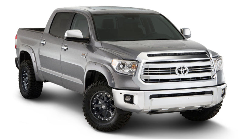 Bushwacker 16-18 Toyota Tundra Fleetside Pocket Style Flares 4pc 66.7/78.7/97.6in Bed - Silver Sky Bushwacker 16-18 Toyota Tundra Fleetside Pocket Style Flares 4pc 66.7/78.7/97.6in Bed - Silver Sky