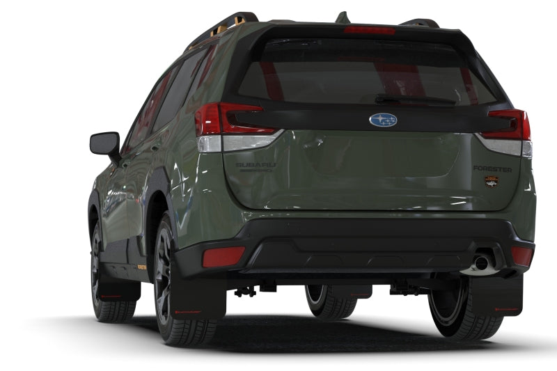 Rally Armor 22-24 Subaru Forester & Wilderness Black UR Mud Flap w/Grey Logo Rally Armor 22-24 Subaru Forester & Wilderness Black UR Mud Flap w/Grey Logo