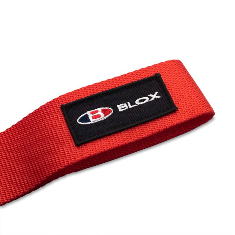BLOX Racing Universal Tow Strap With BLOX Logo - Red BLOX Racing Universal Tow Strap With BLOX Logo - Red