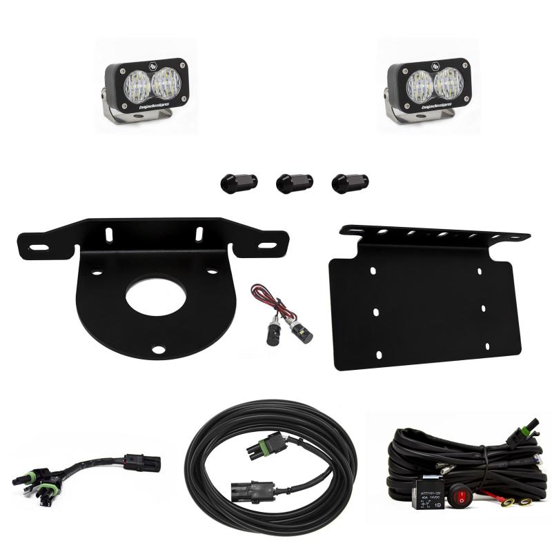 Baja Designs 2021+ Ford Bronco Dual S2 Sport W/C Reverse Kit w/Lic Plate Baja Designs 2021+ Ford Bronco Dual S2 Sport W/C Reverse Kit w/Lic Plate