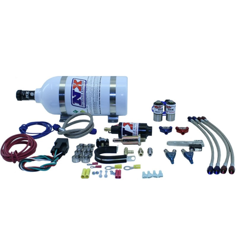 Nitrous Express 2 Cyl Mainline Nitrous Kit w/2.5lb Bottle Nitrous Express 2 Cyl Mainline Nitrous Kit w/2.5lb Bottle