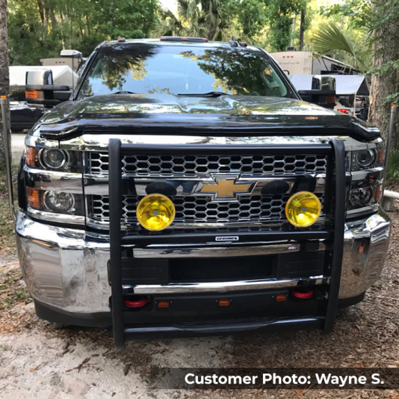 Go Rhino 15-19 Chevrolet Silv 2500HD/3500HD 3000 Series StepGuard - Black (Center Grille Guard Only) Go Rhino 15-19 Chevrolet Silv 2500HD/3500HD 3000 Series StepGuard - Black (Center Grille Guard Only)