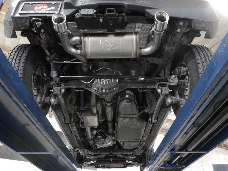 aFe 2021+ Ford Bronco L4-2.3L (t) / V6-2.7L (tt) Vulcan 3in. to 2.5in. SS Cat-Back - Polished aFe 2021+ Ford Bronco L4-2.3L (t) / V6-2.7L (tt) Vulcan 3in. to 2.5in. SS Cat-Back - Polished