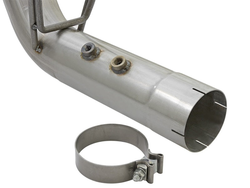 aFe ATLAS 4in DPF-Back Alum Steel Exhaust System w/Dual Exit Black Tip 2017 GM Duramax 6.6L (td) aFe ATLAS 4in DPF-Back Alum Steel Exhaust System w/Dual Exit Black Tip 2017 GM Duramax 6.6L (td)