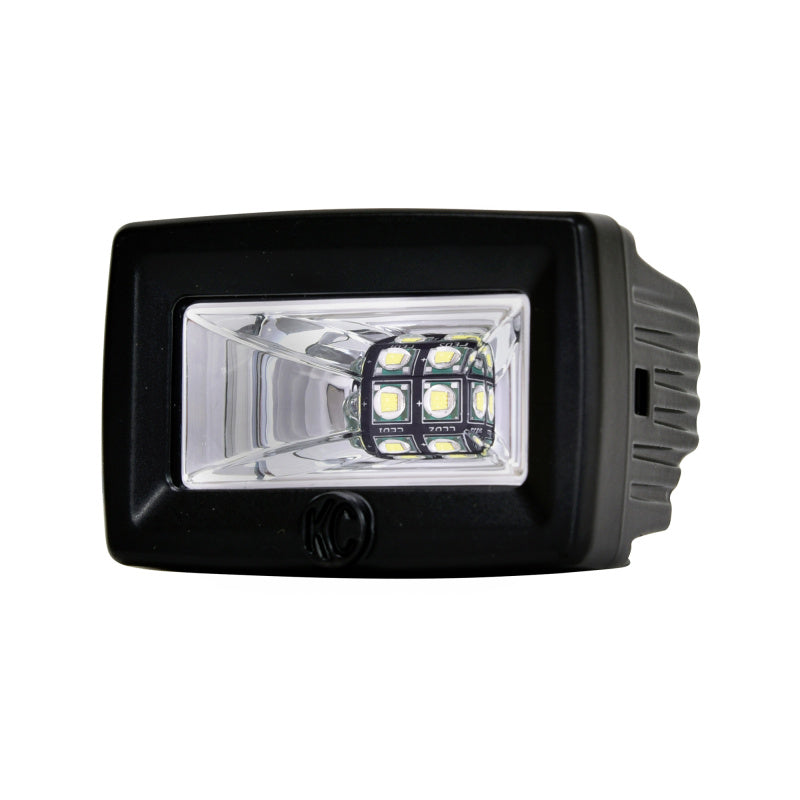 KC HiLiTES C-Series C2 LED 2in. Backup Area Flood Light 20w (Pair Pack System) - Black KC HiLiTES C-Series C2 LED 2in. Backup Area Flood Light 20w (Pair Pack System) - Black