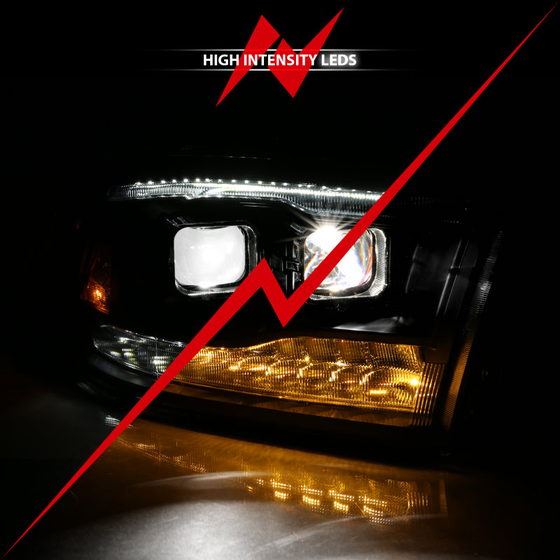 ANZO 2009-2018 Dodge Ram 1500 Led Projector Plank Style Switchback H.L Halo Black Amber (OE Style) ANZO 2009-2018 Dodge Ram 1500 Led Projector Plank Style Switchback H.L Halo Black Amber (OE Style)