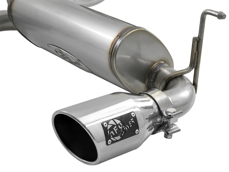 aFe Rebel Series 2.5in 409 SS Axle-Back Exhaust w/ Polished Tips 2018+ Jeep Wrangler (JL) V6 3.6L aFe Rebel Series 2.5in 409 SS Axle-Back Exhaust w/ Polished Tips 2018+ Jeep Wrangler (JL) V6 3.6L