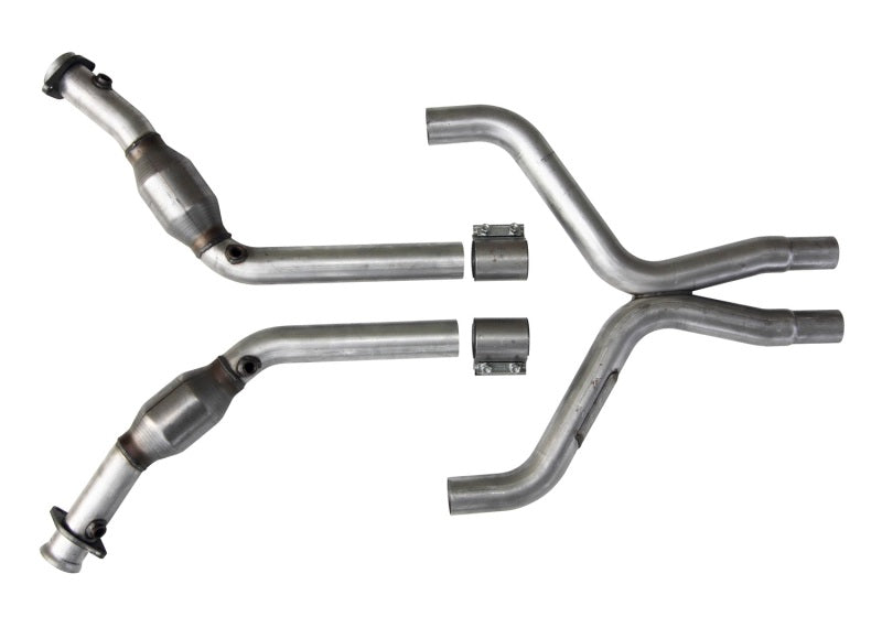 BBK 11-14 Mustang 3.7 V6 High Flow X Pipe With Catalytic Converters - 2-1/2 BBK 11-14 Mustang 3.7 V6 High Flow X Pipe With Catalytic Converters - 2-1/2