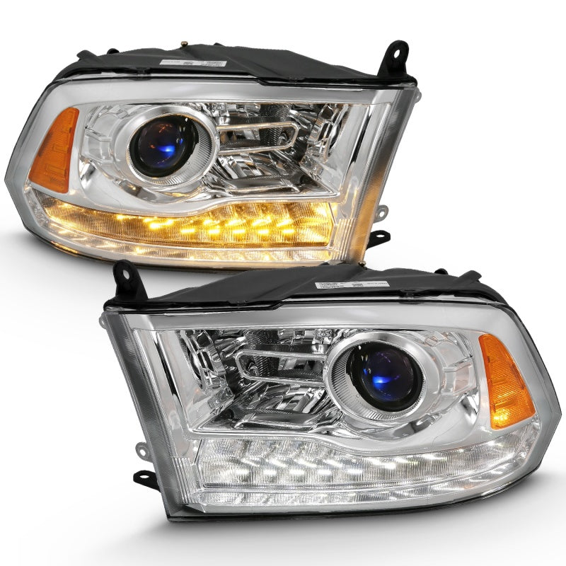 ANZO 2009-2018 Dodge Ram 1500 Projector Plank Style Switchback H.L Halo Chrome Amber (OE Style) ANZO 2009-2018 Dodge Ram 1500 Projector Plank Style Switchback H.L Halo Chrome Amber (OE Style)