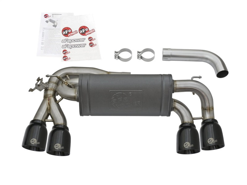 aFe MACHForce XP 3in - 2 1/2in Axle Back 304SS Exhaust w/ Black Tips 16-17 BMW M2 (f87) aFe MACHForce XP 3in - 2 1/2in Axle Back 304SS Exhaust w/ Black Tips 16-17 BMW M2 (f87)