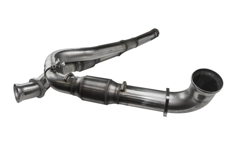 Kooks 10-14 Ford Raptor SVT 6.2L 4V ALL 3in SS OEM Exhaust GREEN Cat Y Pipe Kooks 10-14 Ford Raptor SVT 6.2L 4V ALL 3in SS OEM Exhaust GREEN Cat Y Pipe
