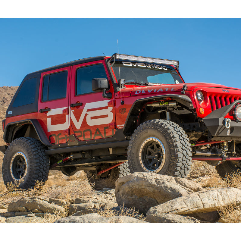 DV8 Offroad 07-18 Jeep Wrangler JK Front & Rear Flat Tube Fenders DV8 Offroad 07-18 Jeep Wrangler JK Front & Rear Flat Tube Fenders