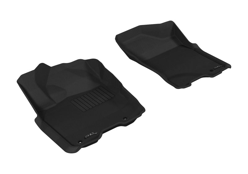 3D MAXpider 2009-2015 Nissan Titan King/Crew Cab Kagu 1st Row Floormat - Gray 3D MAXpider 2009-2015 Nissan Titan King/Crew Cab Kagu 1st Row Floormat - Gray