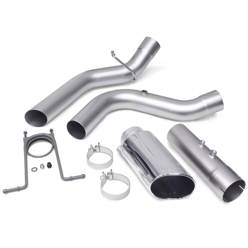 Banks Power 17+ GM Duramax L5P 2500/3500 Monster Exhaust System - SS Single Exhaust w/ Chrome Tip Banks Power 17+ GM Duramax L5P 2500/3500 Monster Exhaust System - SS Single Exhaust w/ Chrome Tip