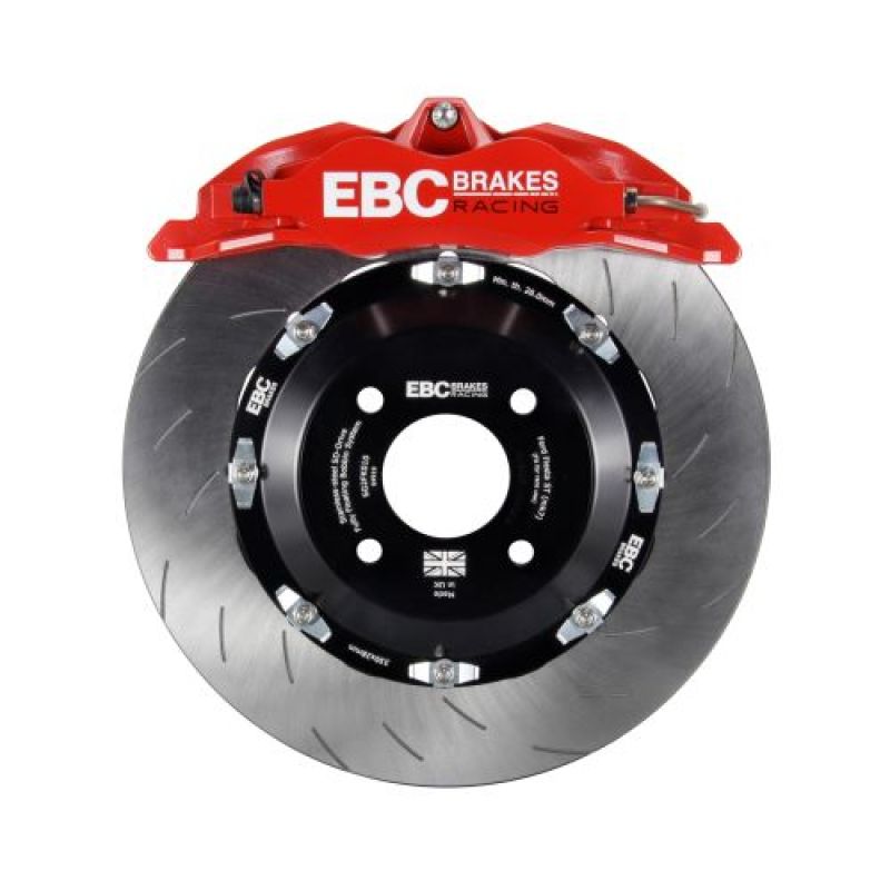 EBC Racing 03-12 Mazda RX-8 Red Apollo-4 Calipers 355mm Rotors Front Big Brake Kit EBC Racing 03-12 Mazda RX-8 Red Apollo-4 Calipers 355mm Rotors Front Big Brake Kit