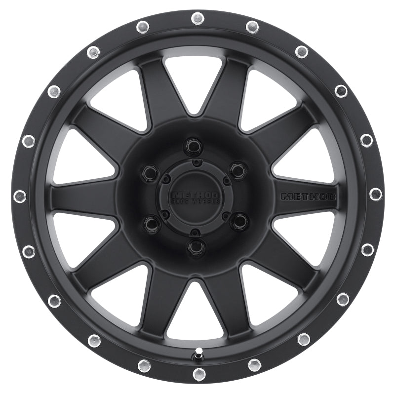 Method MR301 The Standard 16x7 0mm Offset 6x5.5 108mm CB Matte Black Wheel Method MR301 The Standard 16x7 0mm Offset 6x5.5 108mm CB Matte Black Wheel