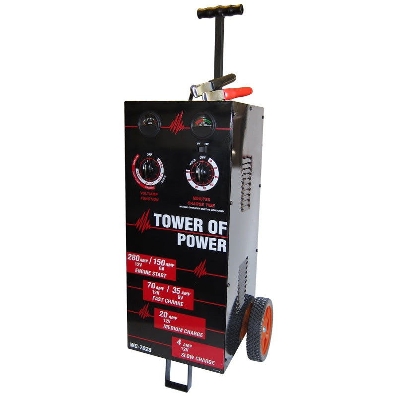Autometer Wheel Charger Tower of Power Man 70/30/4/280 AMP Autometer Wheel Charger Tower of Power Man 70/30/4/280 AMP
