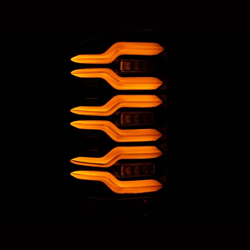 AlphaRex 14-18 GMC Sierra 1500/2500HD/3500HD LUXX-Series LED Tail Lights Alpha-Blk Actv Lgt Seq. Sig AlphaRex 14-18 GMC Sierra 1500/2500HD/3500HD LUXX-Series LED Tail Lights Alpha-Blk Actv Lgt Seq. Sig