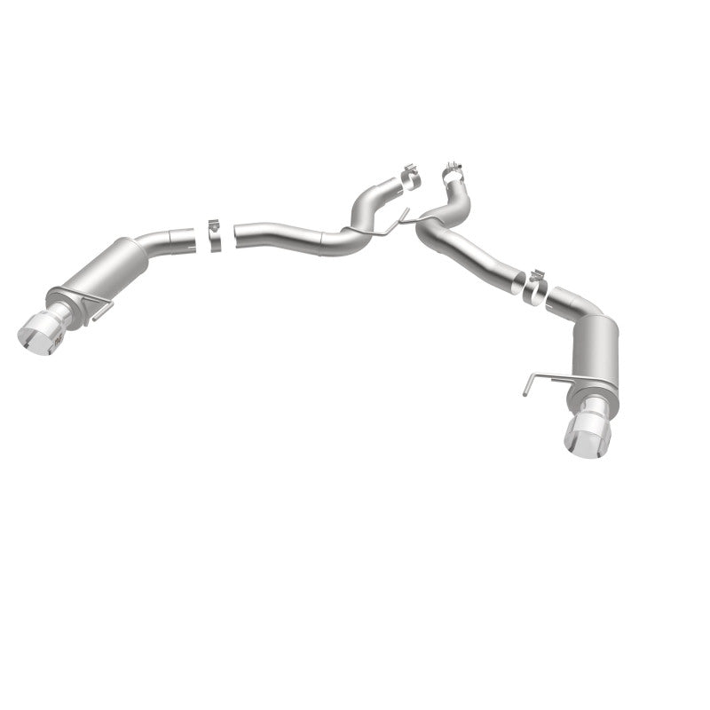 MagnaFlow Axle Back, SS, 3in, Competition, Dual Split Polished 4.5in Tip 2015 Ford Mustang GT V8 5.0 MagnaFlow Axle Back, SS, 3in, Competition, Dual Split Polished 4.5in Tip 2015 Ford Mustang GT V8 5.0