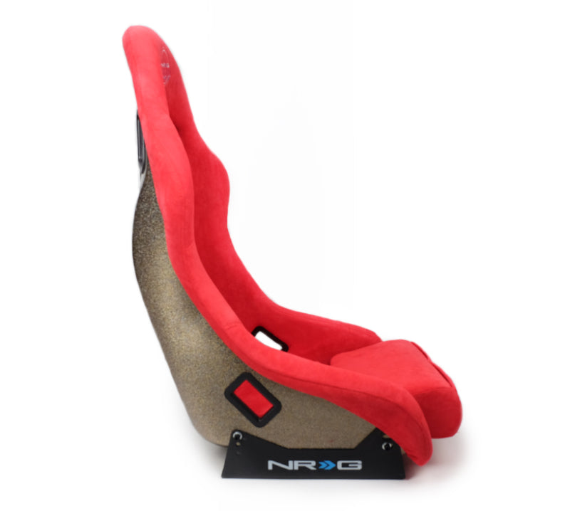 NRG FRP Bucket Seat ULTRA Edition - Medium (Red Alcantara/Pearlized Back) NRG FRP Bucket Seat ULTRA Edition - Medium (Red Alcantara/Pearlized Back)