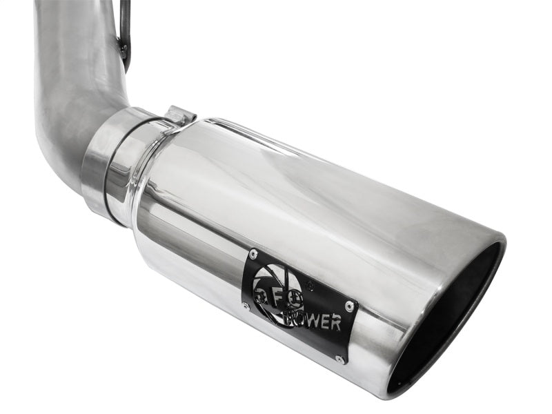 aFe LARGE BORE HD 4in 409-SS DPF-Back Exhaust w/Polished Tip 11-14 Ford Diesel Trucks V8-6.7L (td) aFe LARGE BORE HD 4in 409-SS DPF-Back Exhaust w/Polished Tip 11-14 Ford Diesel Trucks V8-6.7L (td)