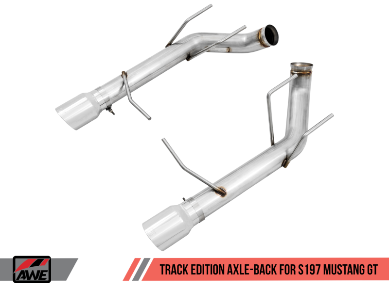 AWE Tuning S197 Mustang GT Axle-back Exhaust - Track Edition (Chrome Silver Tips) AWE Tuning S197 Mustang GT Axle-back Exhaust - Track Edition (Chrome Silver Tips)