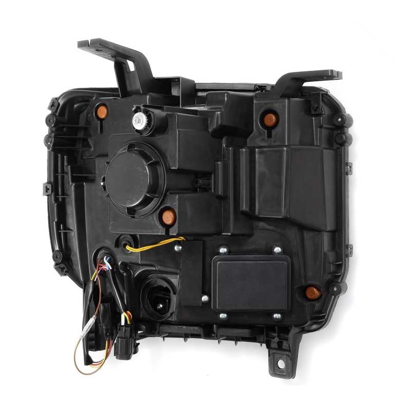 AlphaRex 14-18 GMC Sierra PRO-Series Proj Headlights Plank Style Black w/Activ Light/Seq Signal/DRL AlphaRex 14-18 GMC Sierra PRO-Series Proj Headlights Plank Style Black w/Activ Light/Seq Signal/DRL