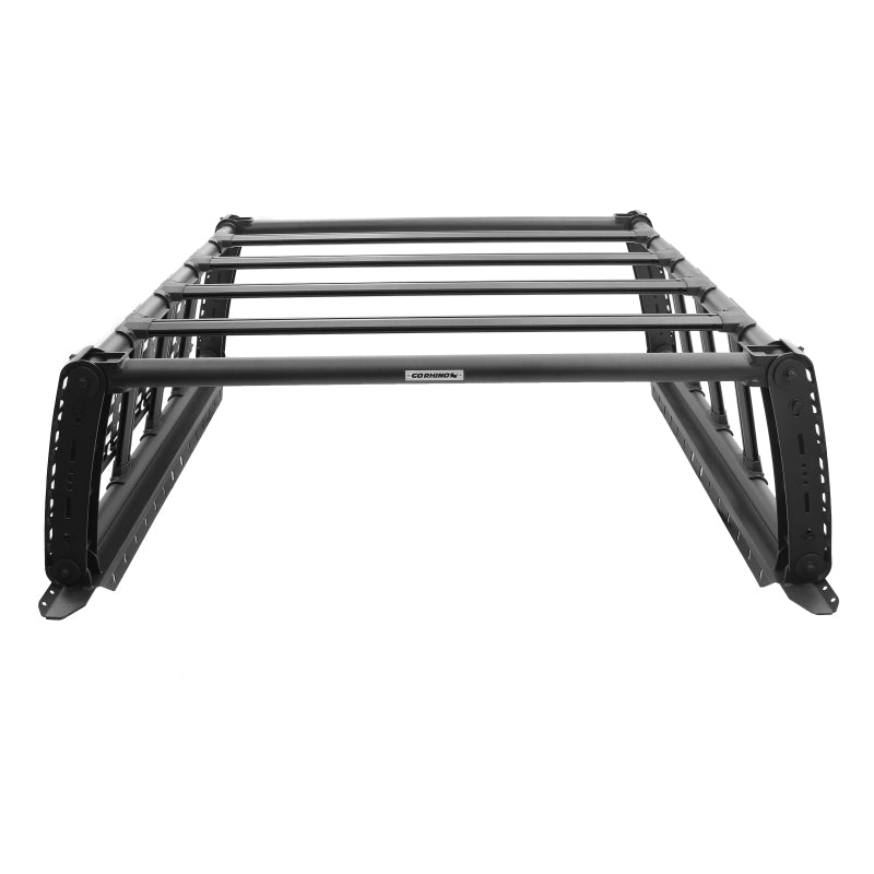 Go Rhino 19-21 Jeep Gladiator XRS Overland Xtreme Rack - Black Go Rhino 19-21 Jeep Gladiator XRS Overland Xtreme Rack - Black