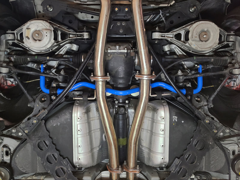 aFe 09-20 Nissan 370Z V6-3.7L Front and Rear Control Sway Bar Set - Blue aFe 09-20 Nissan 370Z V6-3.7L Front and Rear Control Sway Bar Set - Blue
