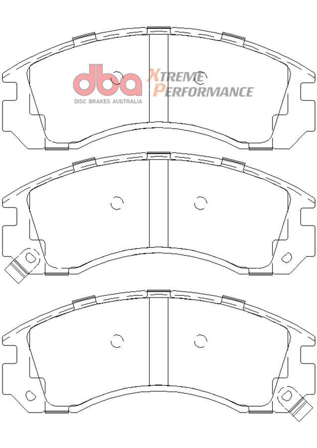 DBA 00-04 Mitsubishi Montero Sport XP650 Front Brake Pads DBA 00-04 Mitsubishi Montero Sport XP650 Front Brake Pads
