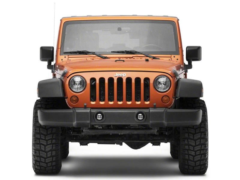 Raxiom 07-23 Jeep Wrangler JK & JL Axial Series Tri-Bar LED Fog Lights- Amber Raxiom 07-23 Jeep Wrangler JK & JL Axial Series Tri-Bar LED Fog Lights- Amber