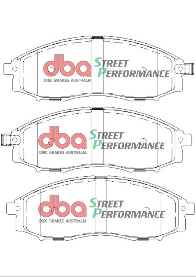 DBA 00-04 Nissan Xterra SP500 Front Brake Pads DBA 00-04 Nissan Xterra SP500 Front Brake Pads