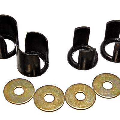 Energy Suspension 89-94 Nissan 240SX (S13) Black Rear Subframe Insert Set - a supplement to the subf