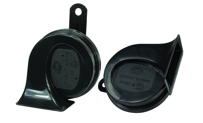 Hella Horn Kit Bl Blk Trumpet 12V Univ Hella Horn Kit Bl Blk Trumpet 12V Univ