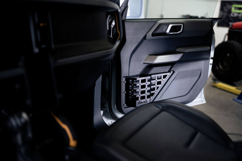 DV8 21-23 Ford Bronco Front Door Pocket Molle Panels DV8 21-23 Ford Bronco Front Door Pocket Molle Panels