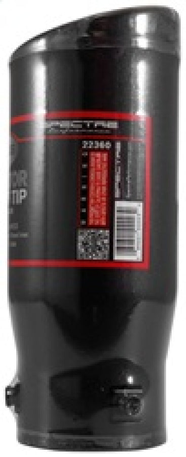 Spectre Exhaust Tip 3-1/2in. OD / Slant - Black Spectre Exhaust Tip 3-1/2in. OD / Slant - Black